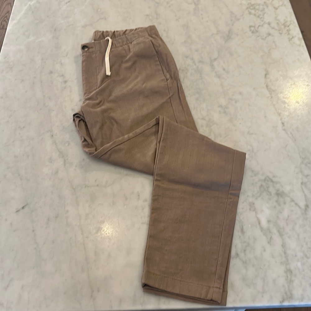 Bonobos drawstring casual pants, khaki, tweed, size medium